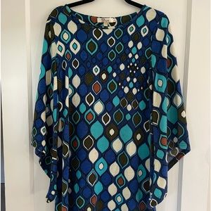 Great fall dress - butterfly swing sleeve